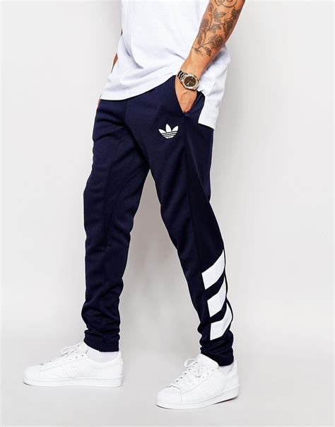 Adidas originals skinny joggers men's